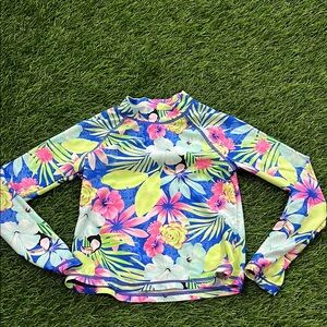 Girls Joe Boxer Rashguard Swim Top